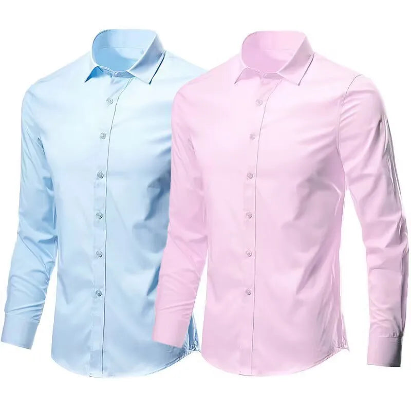 Chemise à coupe étroite sans plis | Confort sans repassage et look soigné
