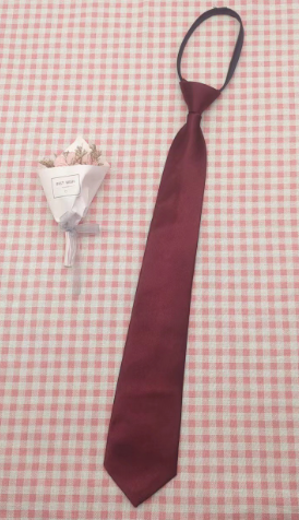 Devako Zeldony - Traditionelle Satinweste mit Krawatte und Einstecktuch