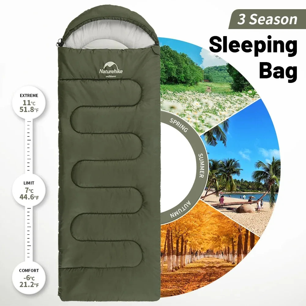 Naturehike Ultraleicht-Schlafsack 4 Jahreszeiten - Kompakt und warm
