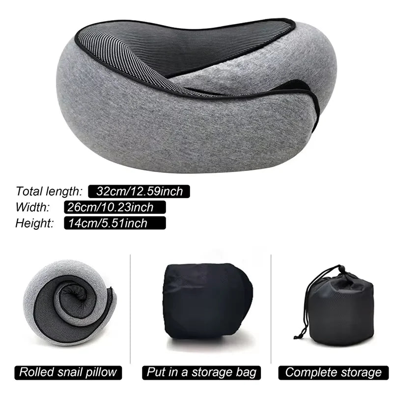 Coussin de voyage confortable – Voyager détendu sans douleurs au cou