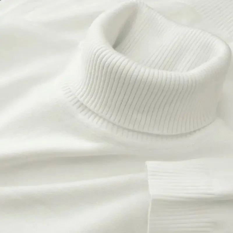 Pull-over à col roulé chaud pour hommes | Confort élégant pour les jours froids