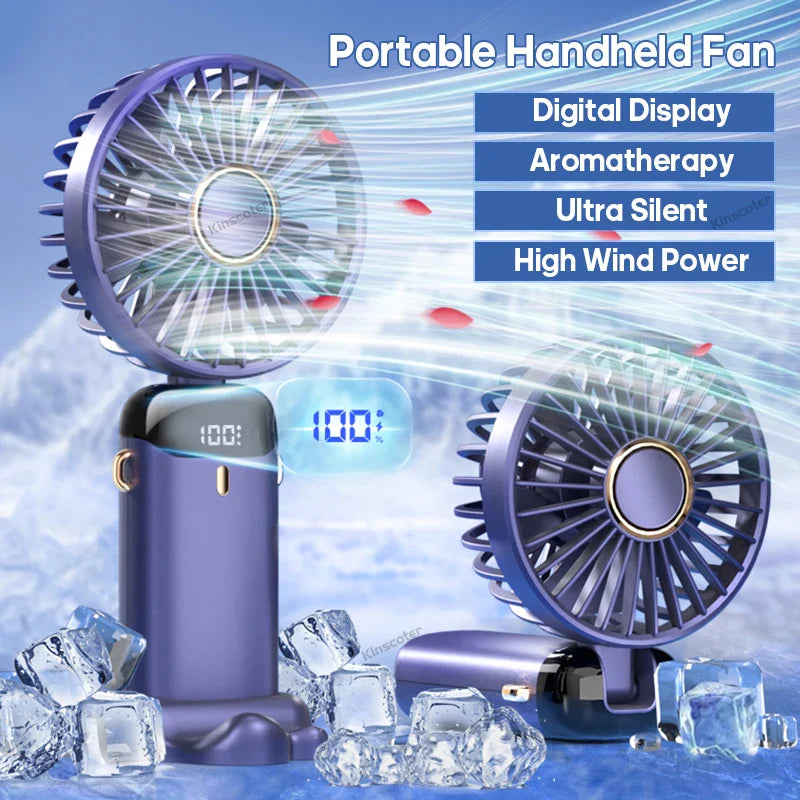 Cooler Begleiter – Mini Ventilator für Erfrischung unterwegs