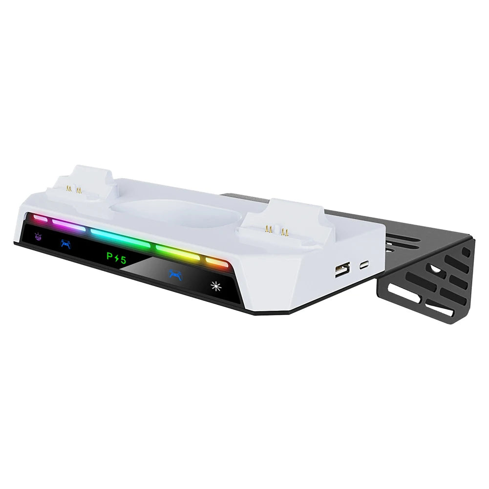 GameMount – Wandhalterung für Konsole mit RGB & Kabelmanagement | Kühlung & Ordnung fürs Gaming-Setup