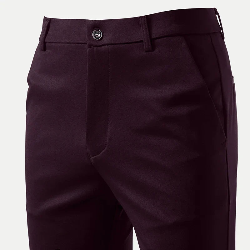 Behagelige khaki herrebukser | Perfekt til arbejde og fritidslook