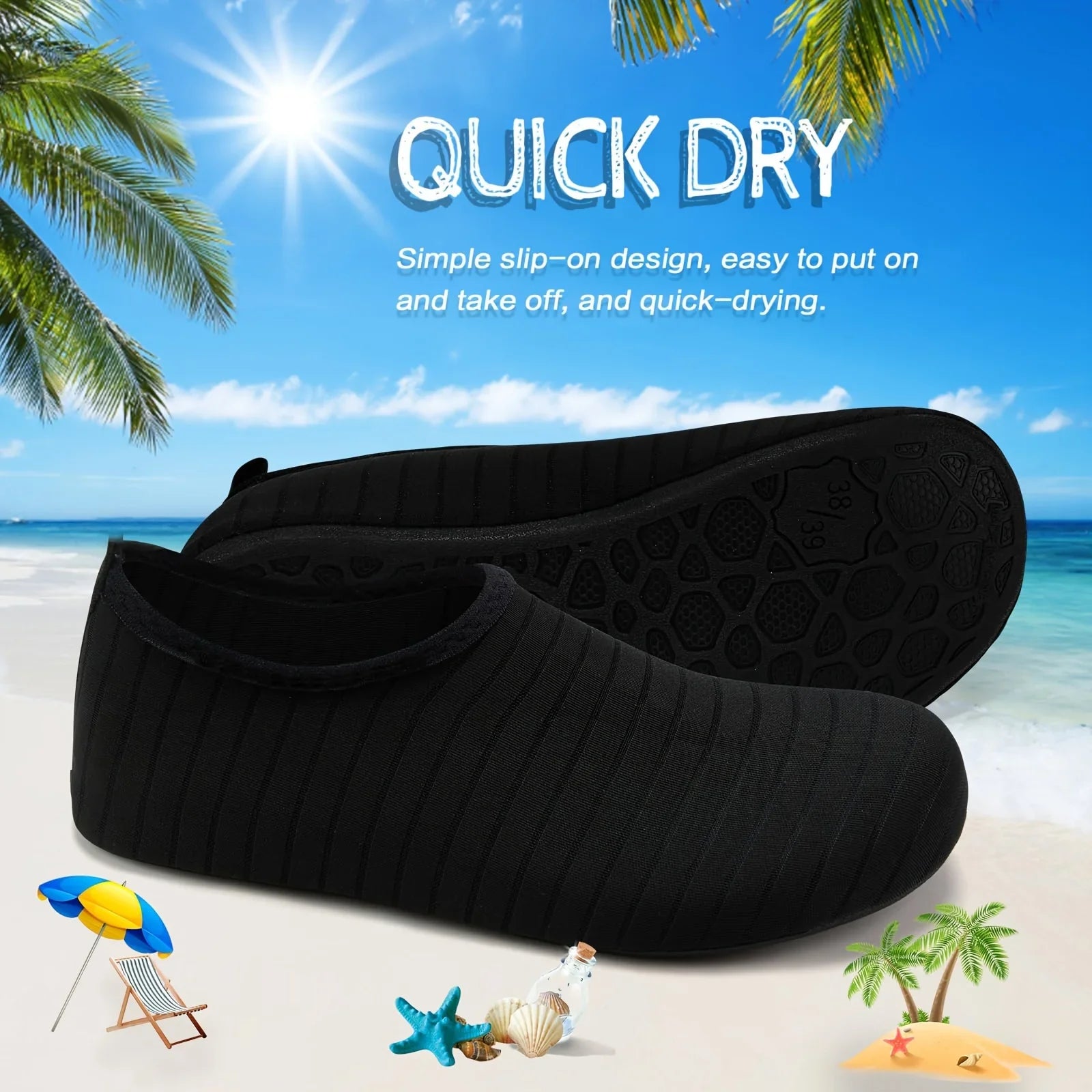 Strandspaß Wasserschuhe – Schutz vor Schnitten & Stichen im Wasser