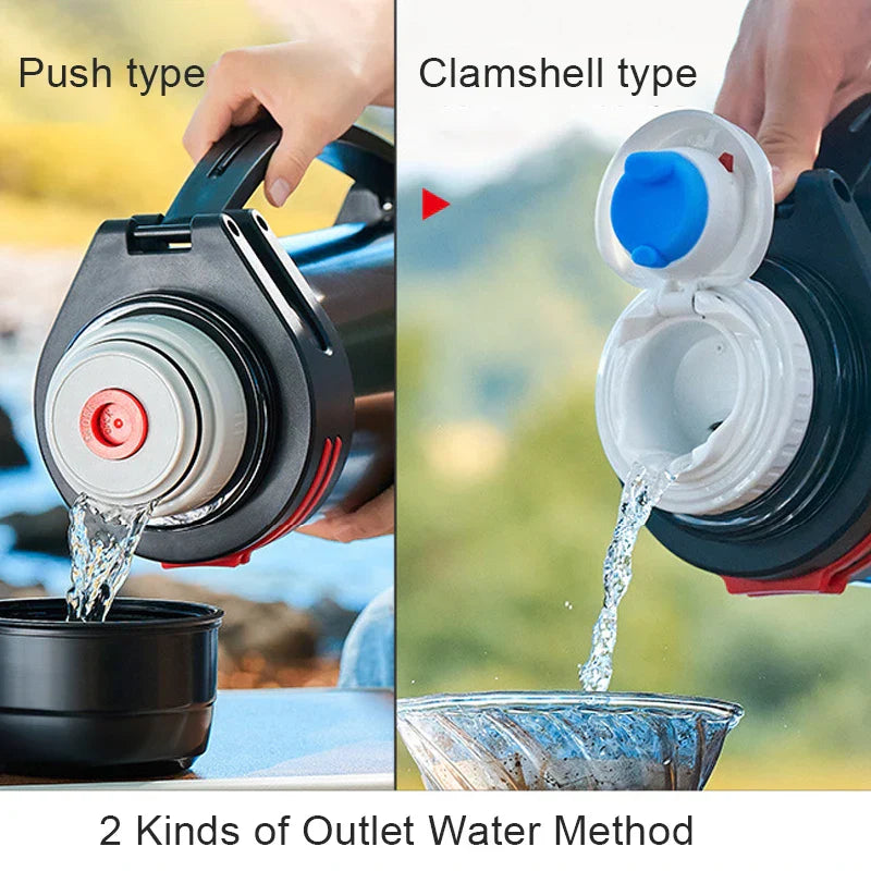 Superstarke Thermoskanne | Robust, isoliert und auslaufsicher