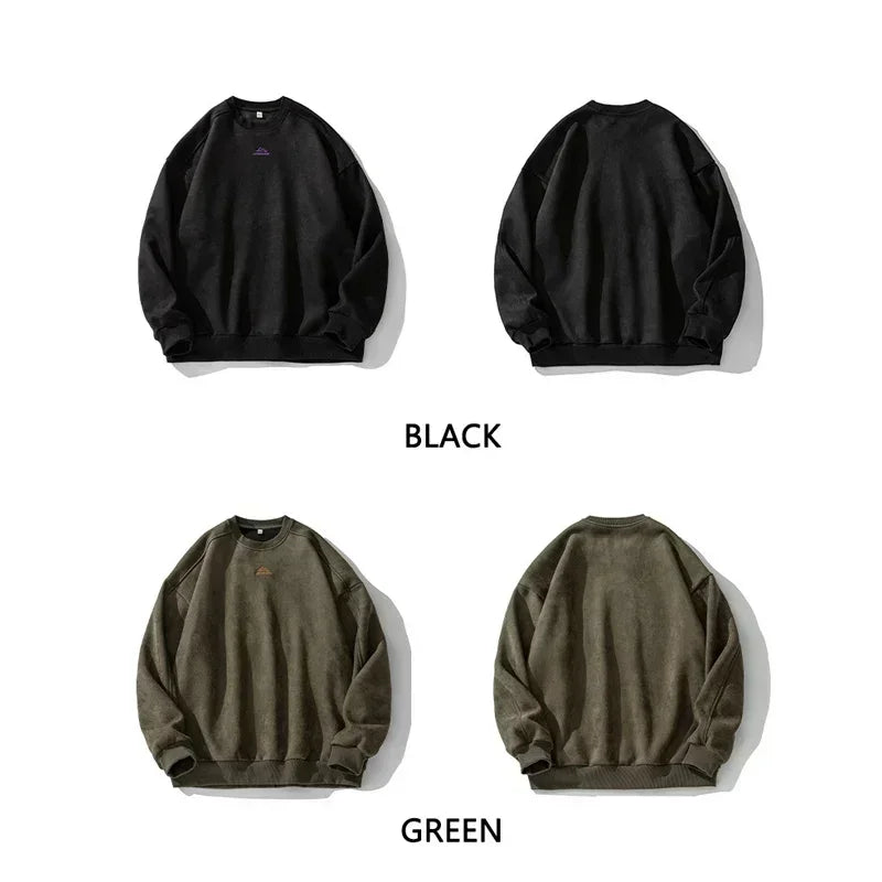 Pull-over homme en peau de chamois plus chaud | Confort et style pour les mois froids