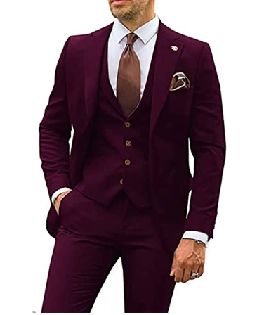 Christopher – 3-delt herredragt med blazer, vest og slim fit bukser