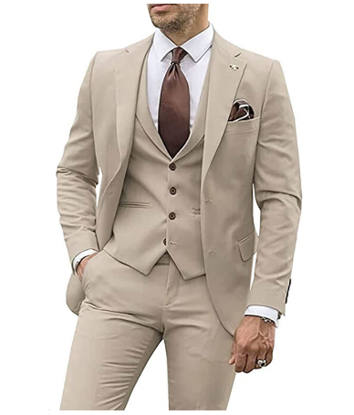 Christopher – 3-delt herredragt med blazer, vest og slim fit bukser