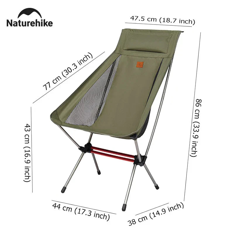 NatureHike Moon Chair Ultraleicht – Kompaktes und komfortables Outdoor-Design