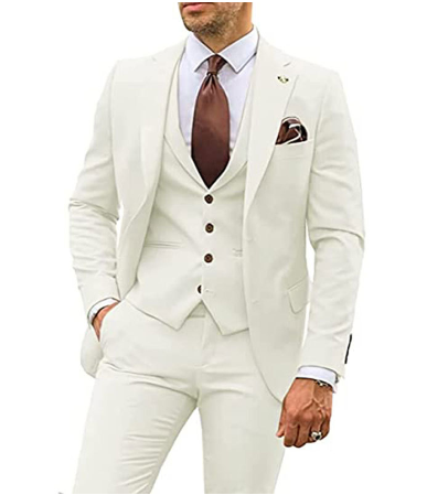 Christopher – 3-delt herredragt med blazer, vest og slim fit bukser