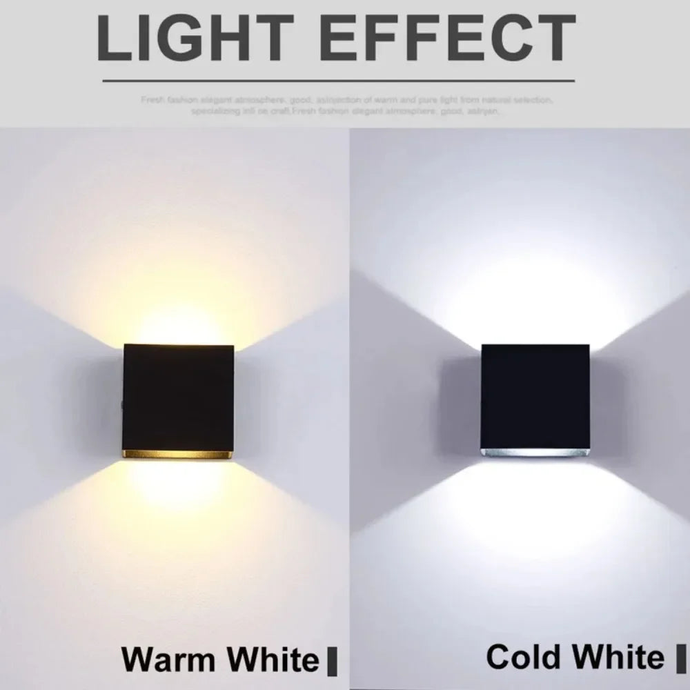Elegante LED-Wandleuchte – Sanftes Licht für eine gemütliche Atmosphäre