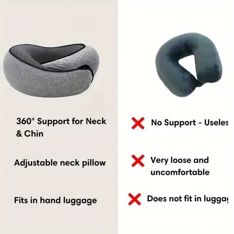 Coussin de voyage confortable – Voyager détendu sans douleurs au cou