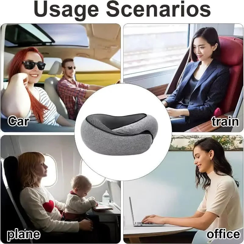 Coussin de voyage confortable – Voyager détendu sans douleurs au cou