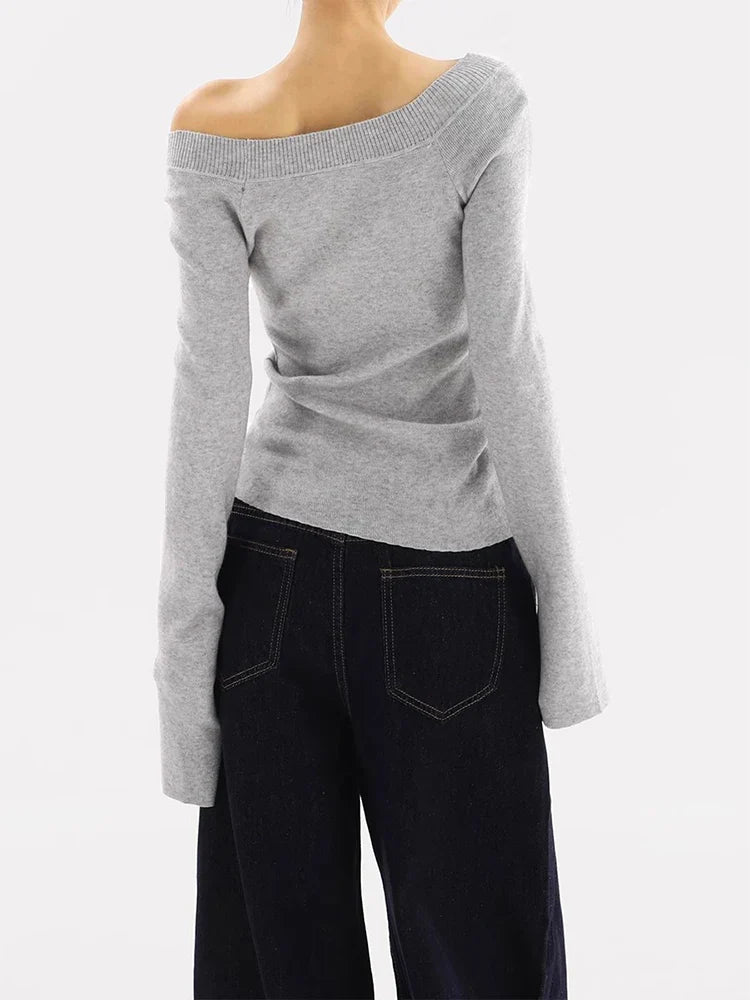 Schicke Off-Shoulder-Pullover für Frauen | Stilvolle und Bequeme Herbstmode