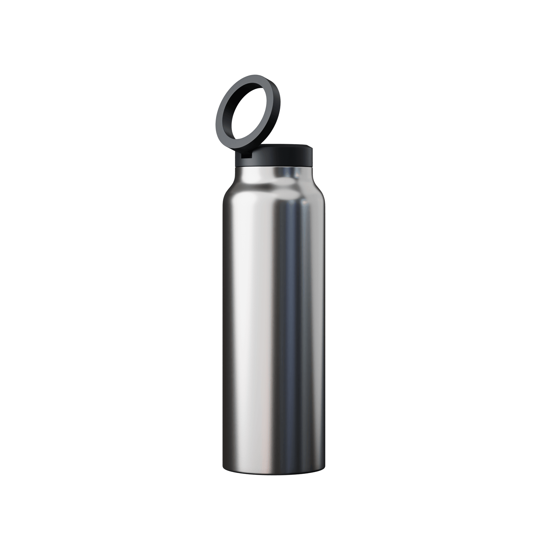 HydroMag Pro – Edelstahl-Trinkflasche mit MagSafe-Handyhalterung