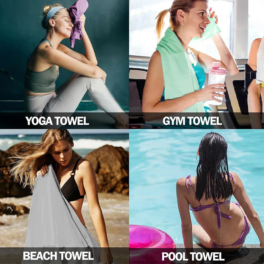 Super Handtuch für Sport und Strand - schnell trocknend und leicht
