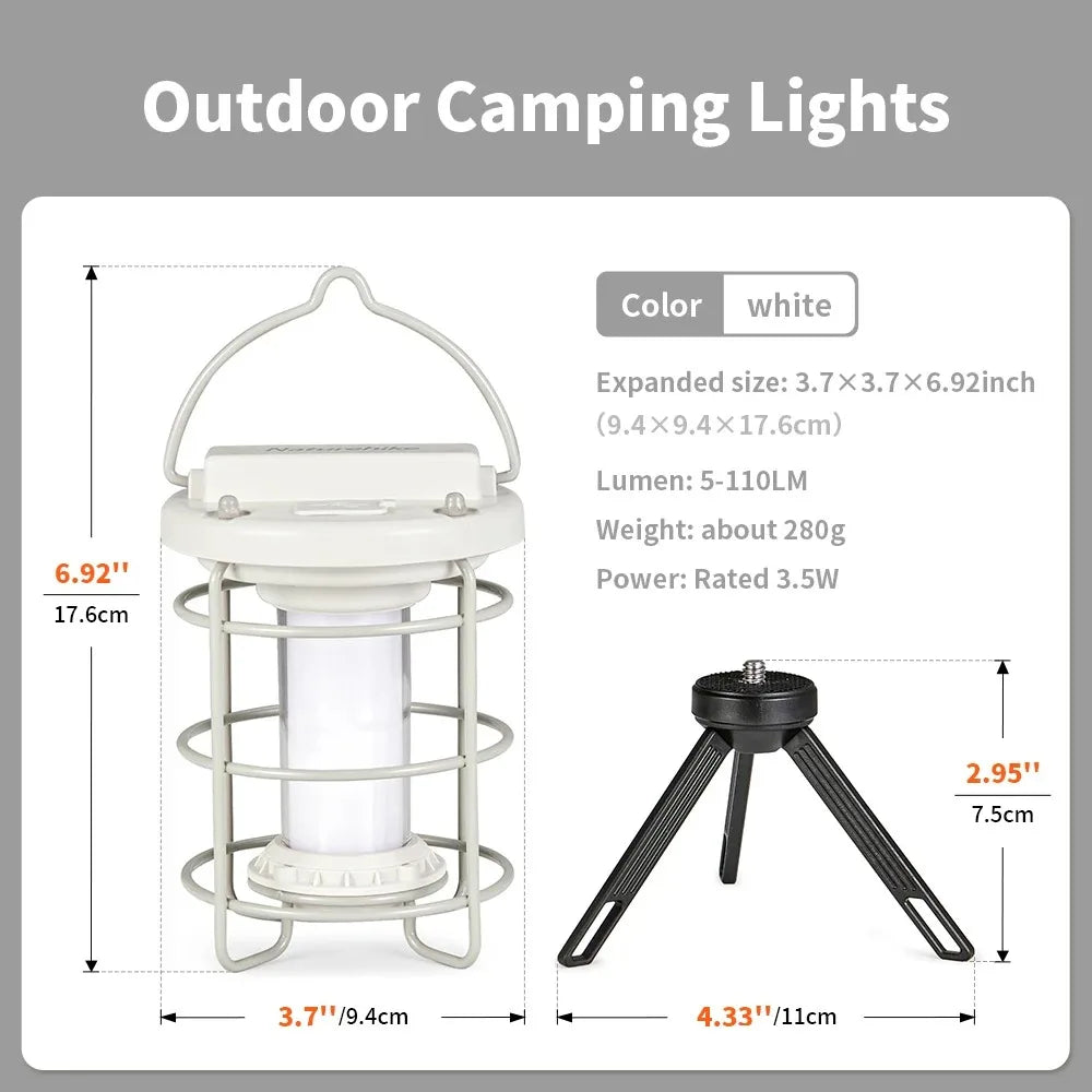 Ultraleichte wasserdichte Campinglaterne – Zuverlässige Beleuchtung für draußen