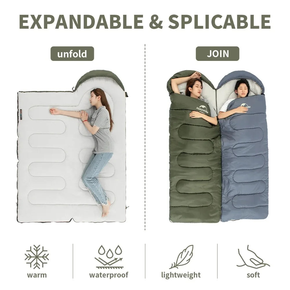 Naturehike Ultraleicht-Schlafsack 4 Jahreszeiten - Kompakt und warm