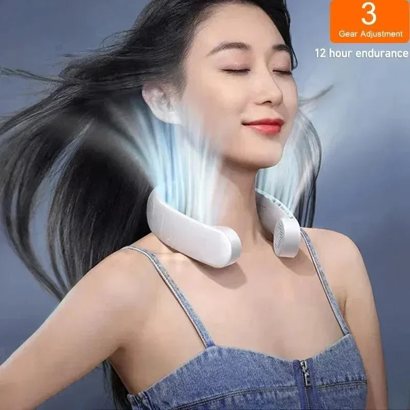 Tragbarer Mini-Nackenventilator - Bleiben Sie kühl und entspannen Sie sich überall ohne Unannehmlichkeiten