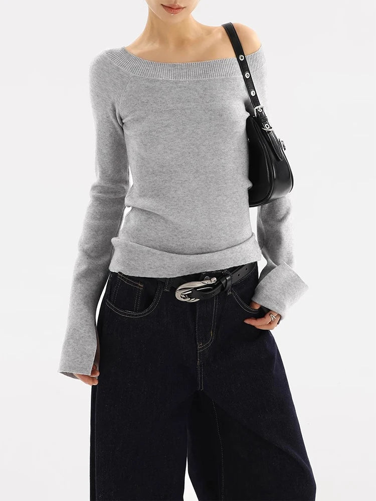Schicke Off-Shoulder-Pullover für Frauen | Stilvolle und Bequeme Herbstmode