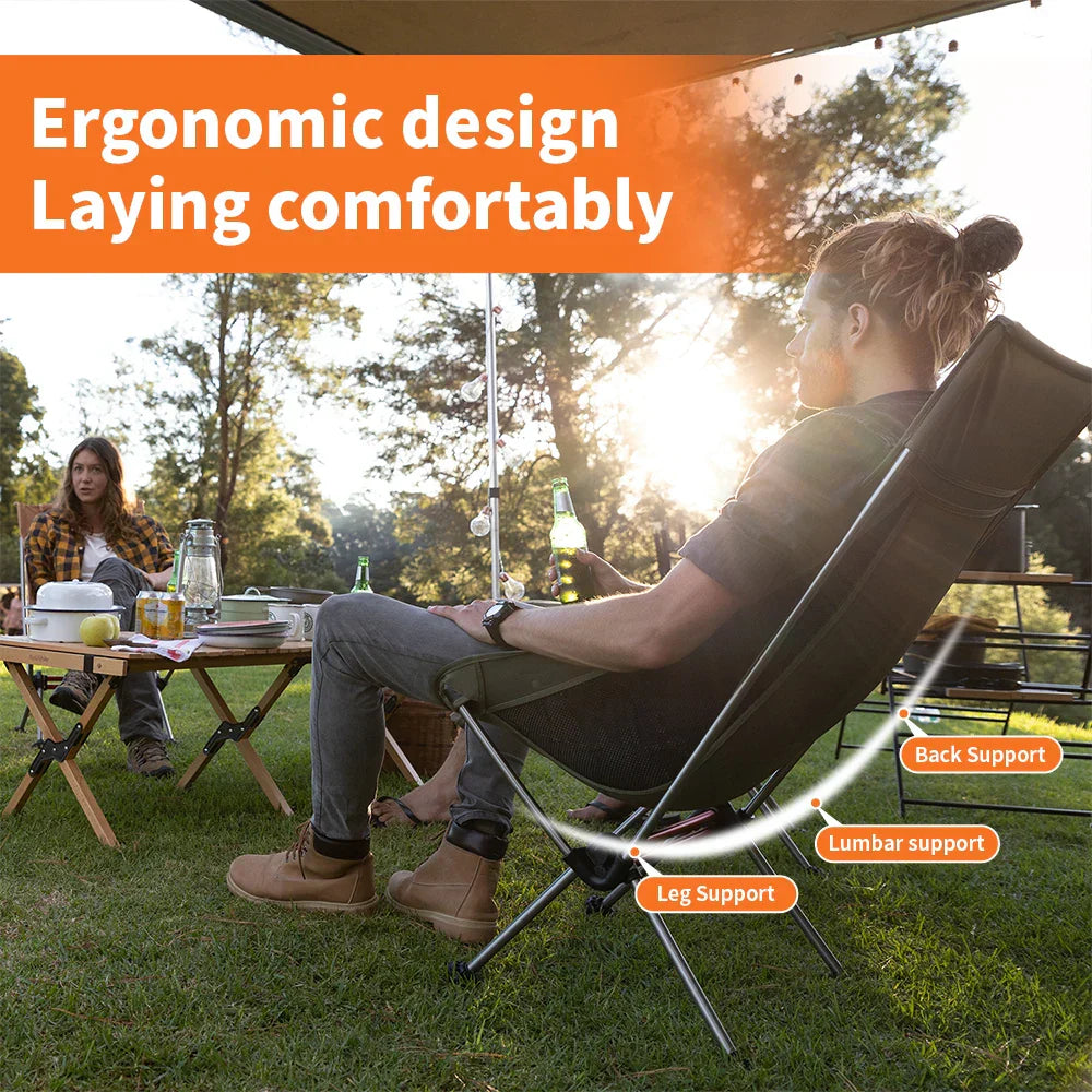 NatureHike Moon Chair Ultraleicht – Kompaktes und komfortables Outdoor-Design