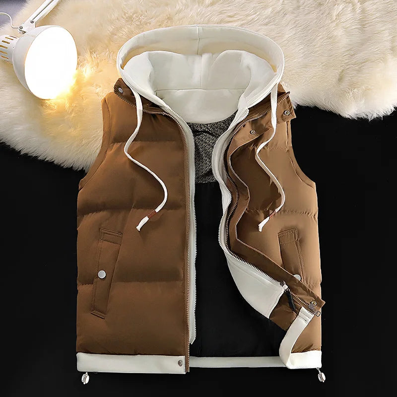 Giacca smanicata imbottita elegante autunno-inverno | Calda e confortevole
