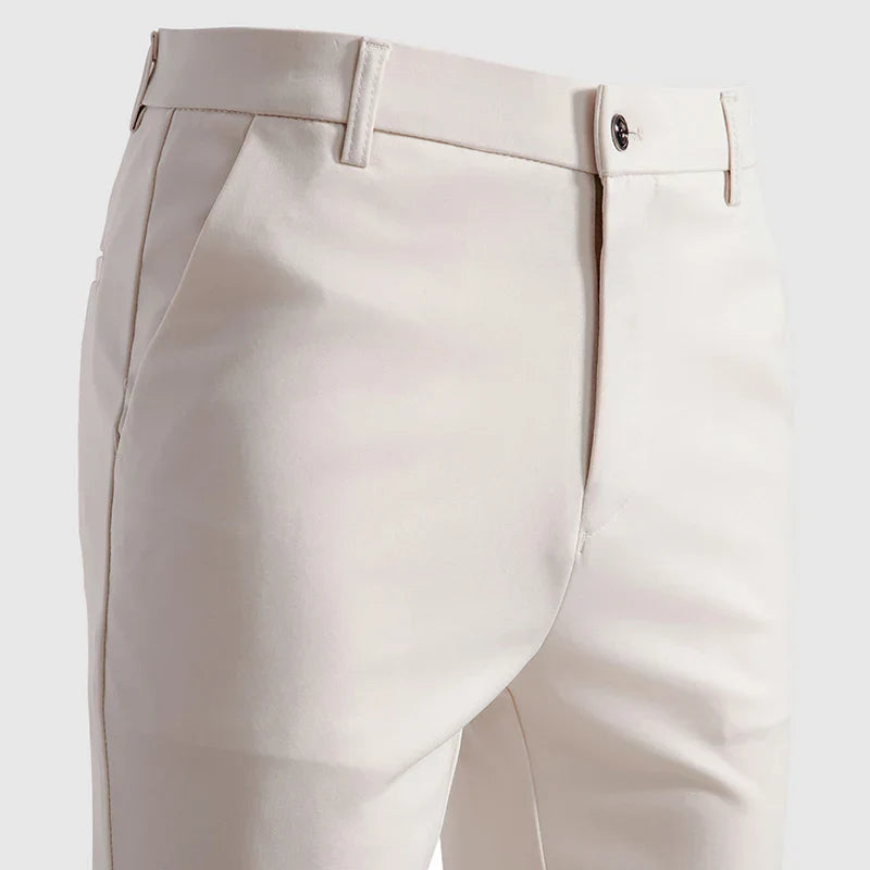 Behagelige khaki herrebukser | Perfekt til arbejde og fritidslook