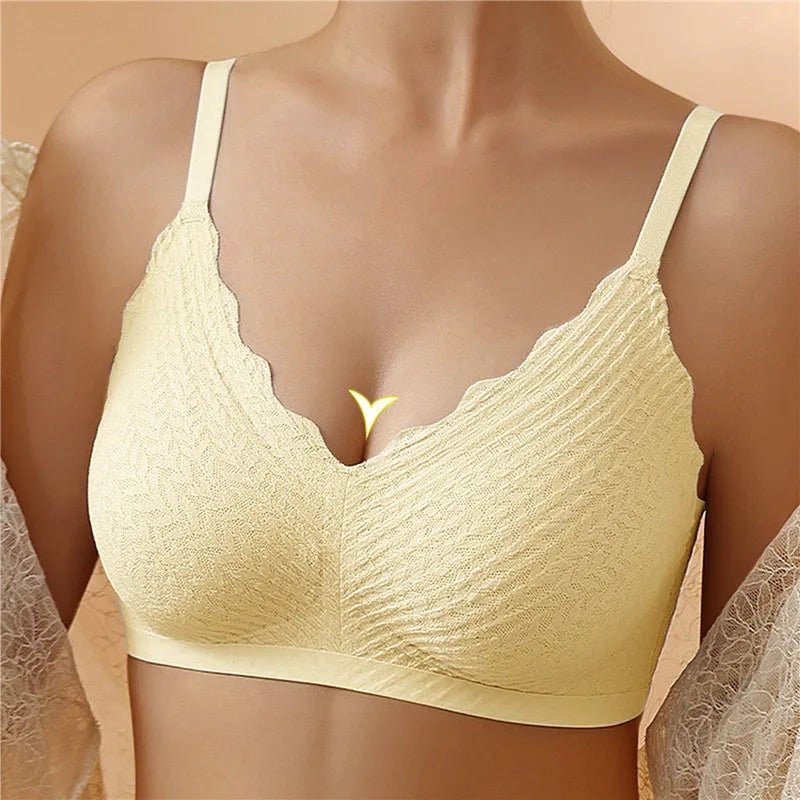 Sommer Laser Cut Push-Up BH – Nahtloser, kabelloser Bra aus Eissilk