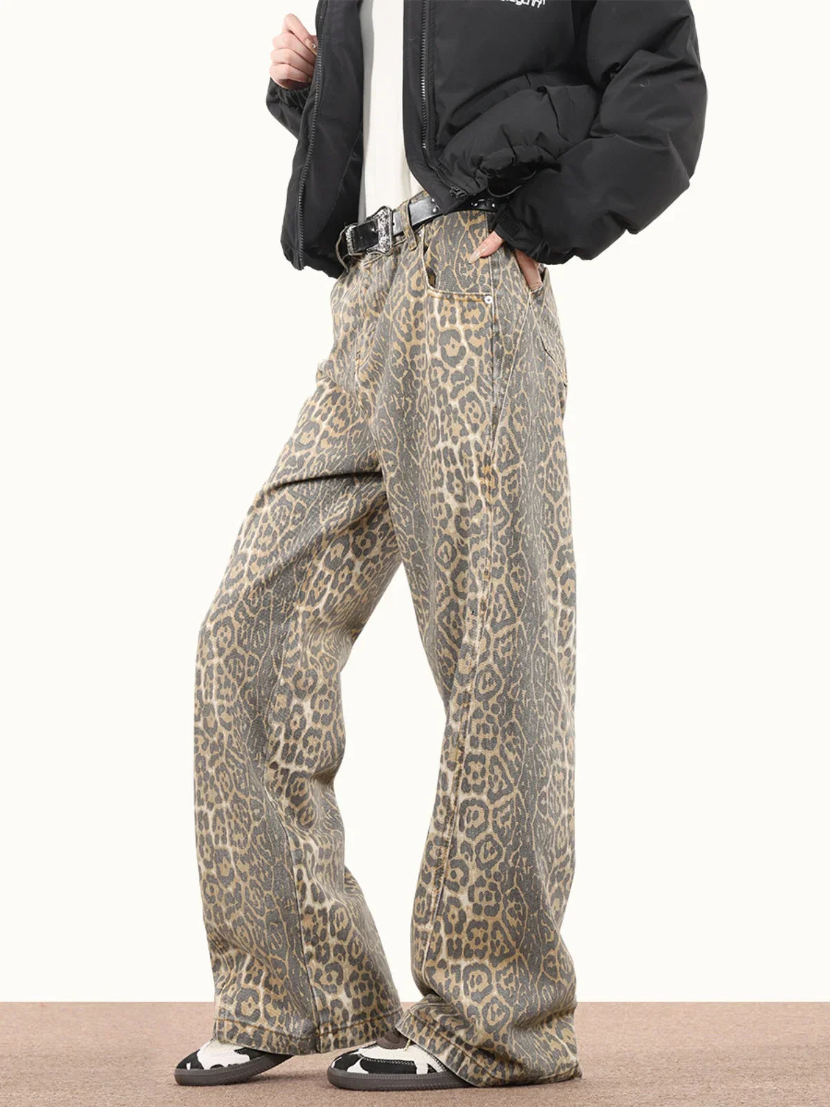 Leoparden-trend jeans til damer | Behagelige og stilfulde jeans