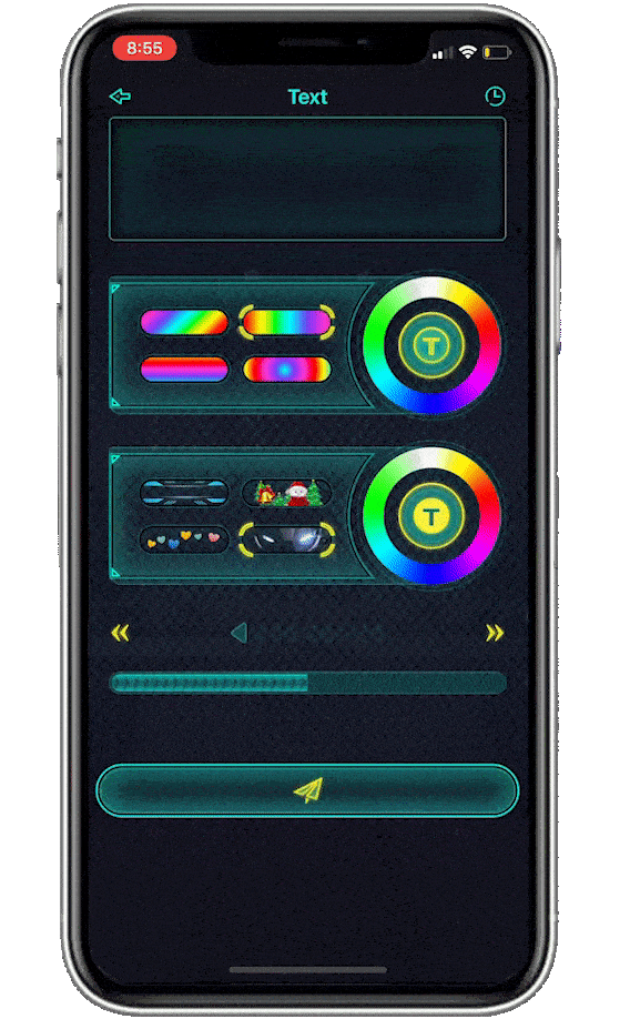 Ansigtsforandrende LED-maske - App-styret & genopladelig