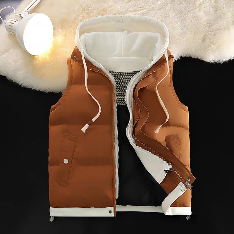 Giacca smanicata imbottita elegante autunno-inverno | Calda e confortevole