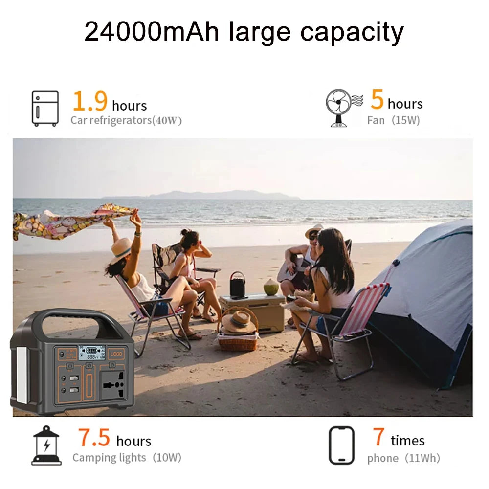 Voltaro – Tragbare Solar Power Station 100W | 24000mAh für Camping & Notfälle
