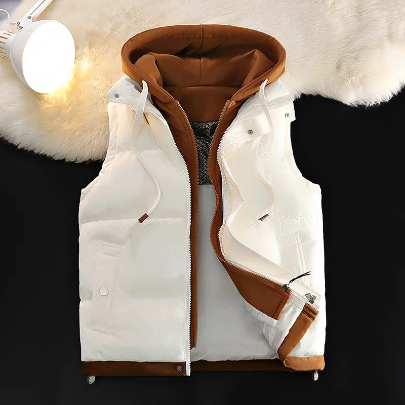 Giacca smanicata imbottita elegante autunno-inverno | Calda e confortevole