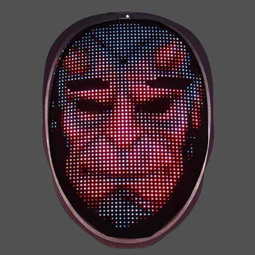 Ansigtsforandrende LED-maske - App-styret & genopladelig