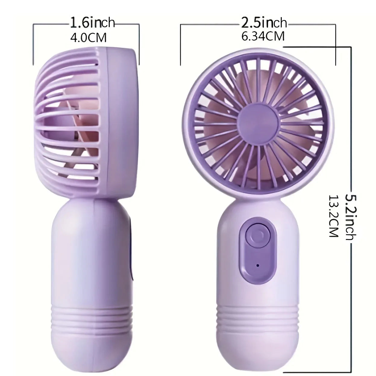 Kleiner Handventilator – Perfekt für Büro, Reisen & unterwegs