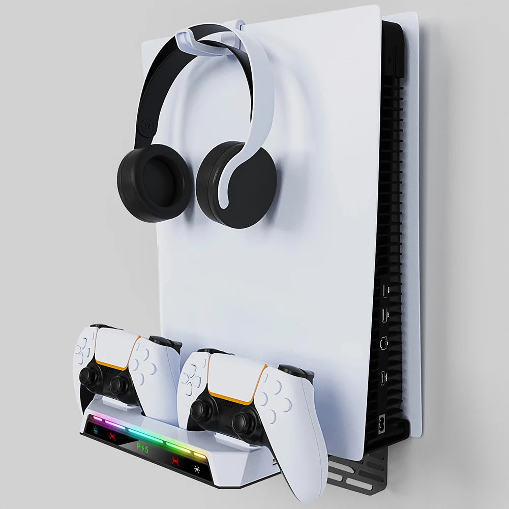 GameMount – Wandhalterung für Konsole mit RGB & Kabelmanagement | Kühlung & Ordnung fürs Gaming-Setup