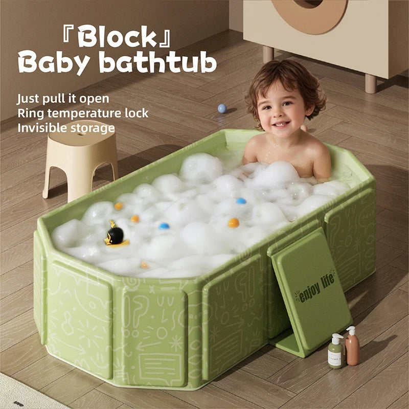 Tubbini – vasca da bagno pieghevole per bambini in plastica – ideale per viaggi