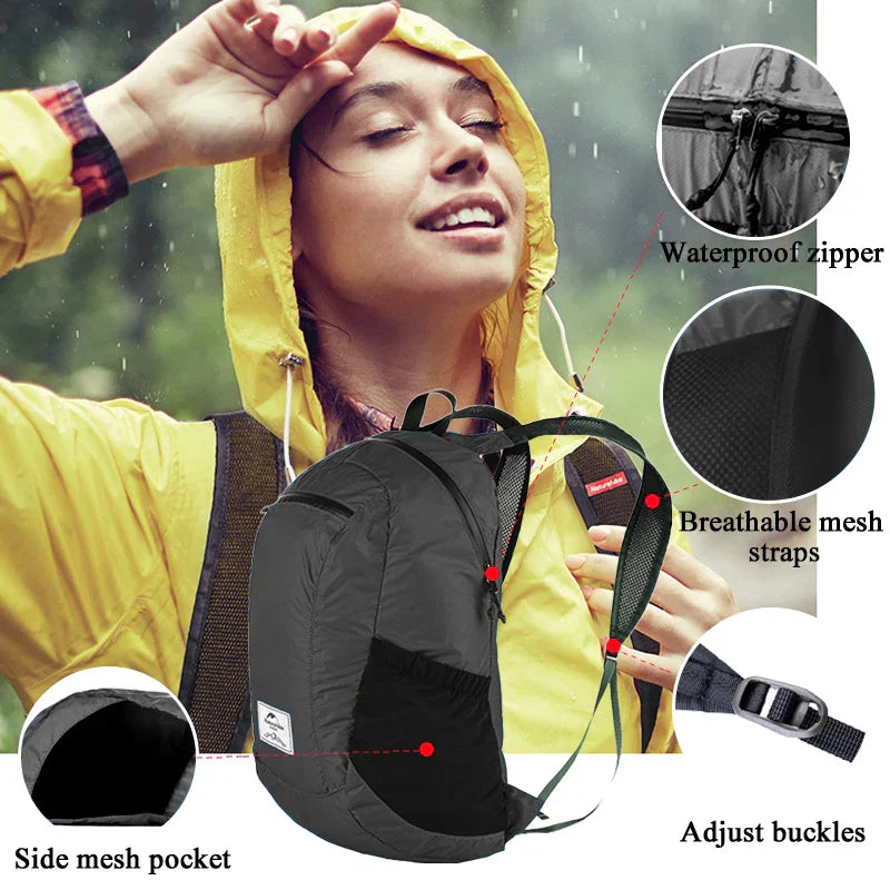 Ultraleichter wasserdichter Wanderrucksack – Leicht und handlich für Abenteuer
