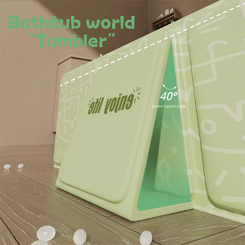 Tubbini – vasca da bagno pieghevole per bambini in plastica – ideale per viaggi