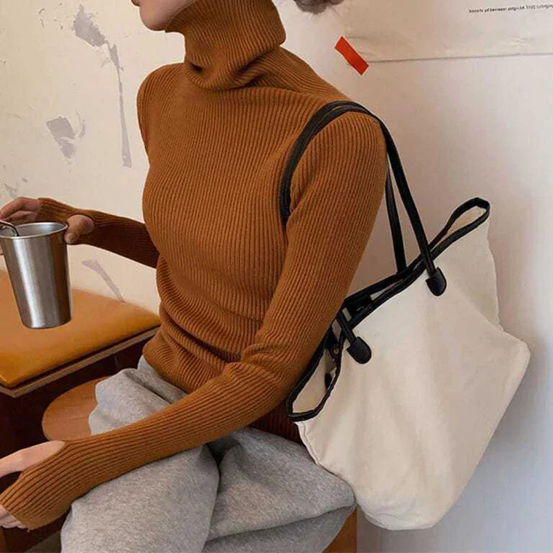 HELIAR Warme Cashmere Rollkragenpullover | Stilvolle und Luxus Wintermode