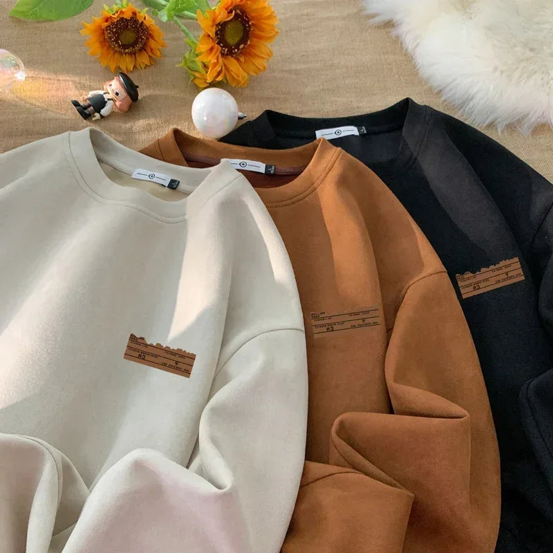 Pull en daim style japonais pour homme | style et confort en un
