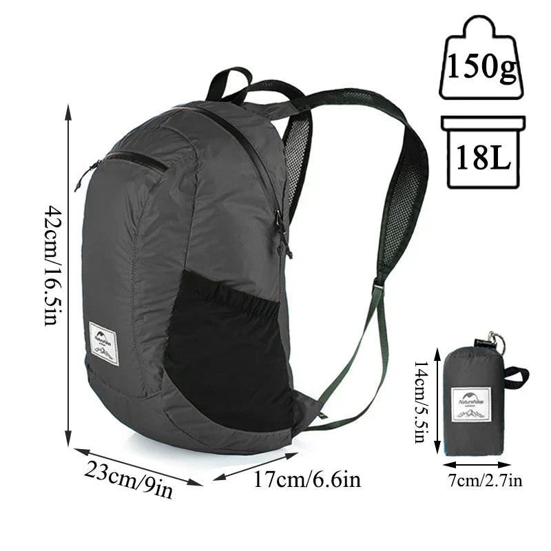 Ultraleichter wasserdichter Wanderrucksack – Leicht und handlich für Abenteuer