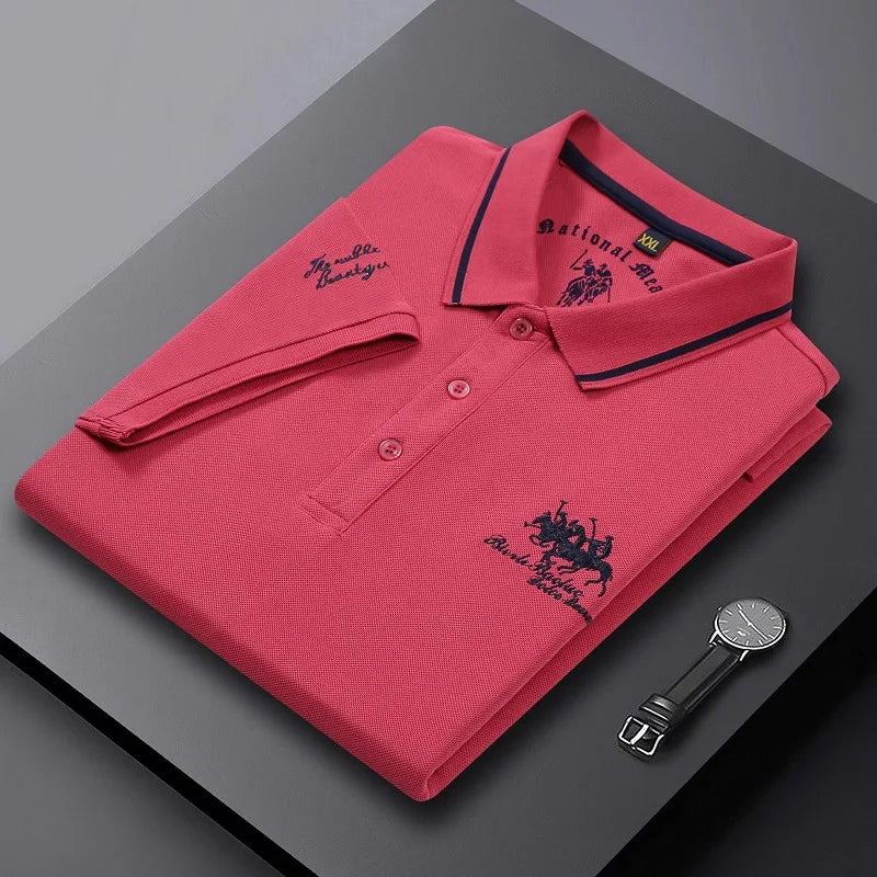 Luksuriøs broderet poloshirt | Stilfuld komfort til sommerdage