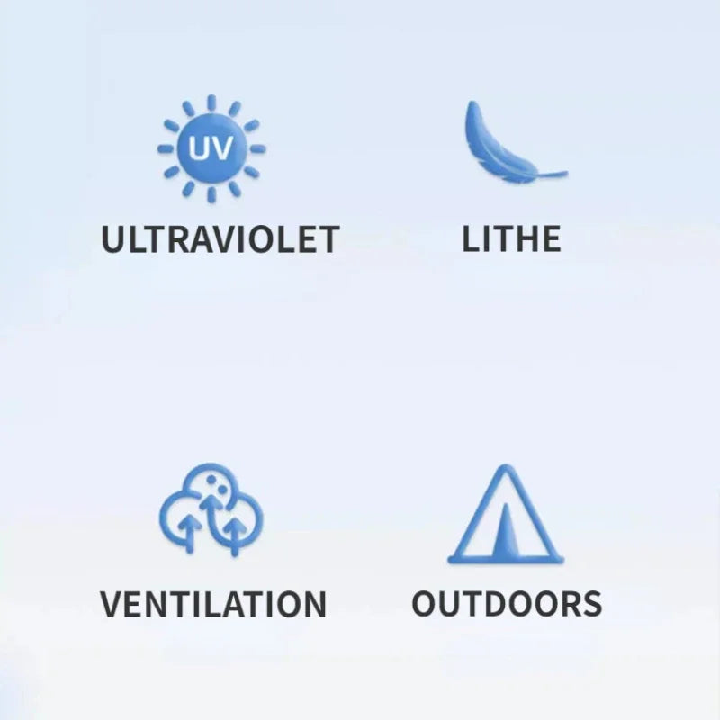 Sommer-Sonnenschutz-Hut - Leichtgewicht & UV-Schutz