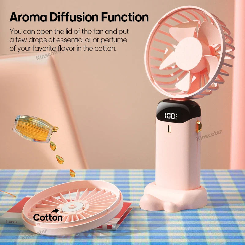 Cooler Begleiter – Mini Ventilator für Erfrischung unterwegs