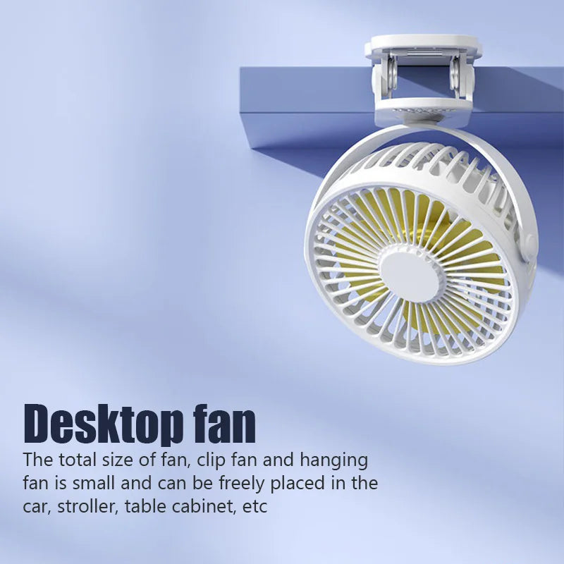 Kompakter USB-Tischventilator – Leise Abkühlung für den Schreibtisch