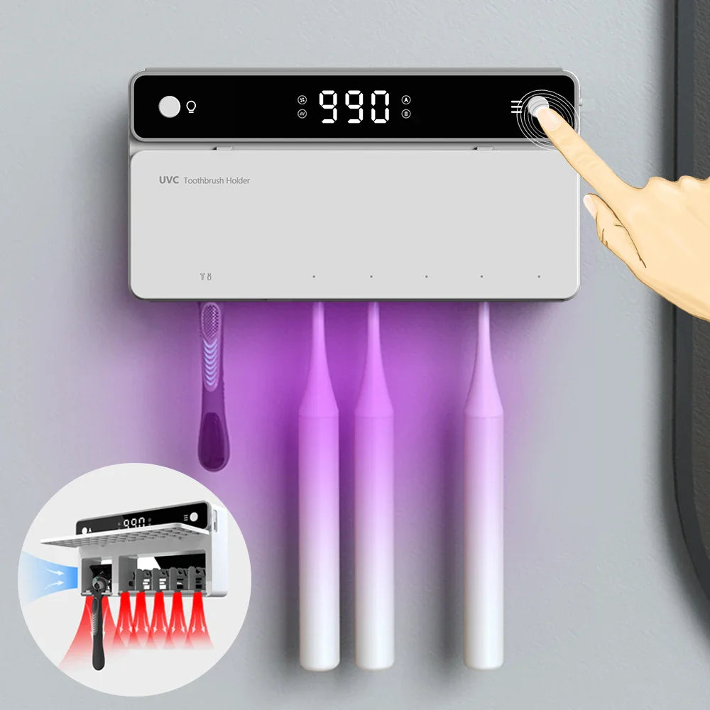 UV Zahnputzstation mit LED – Immer trockene & hygienische Zahnbürsten