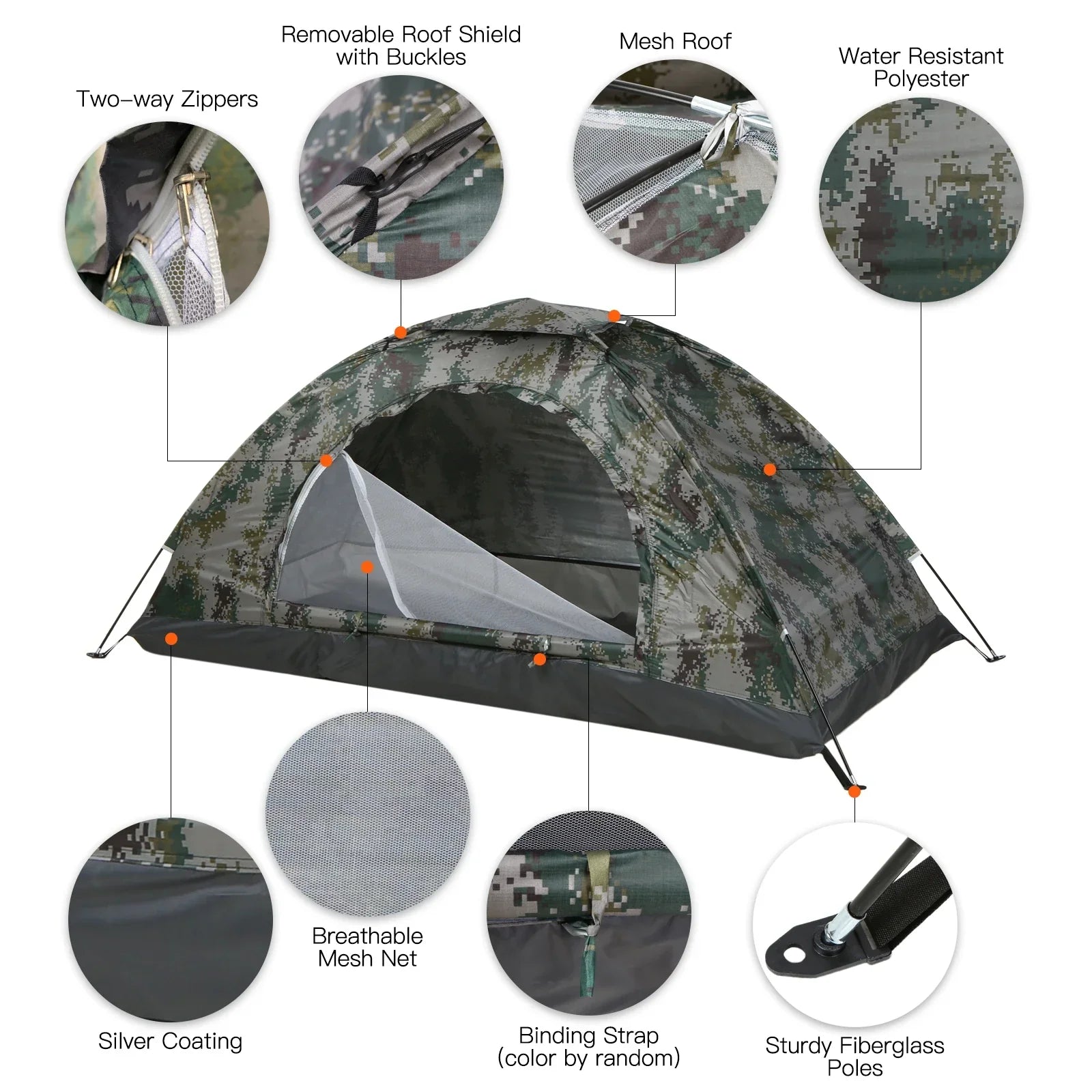 Ultraleichtes Solar-Camping-Zelt | UV-Schutz für Sonne & Strand