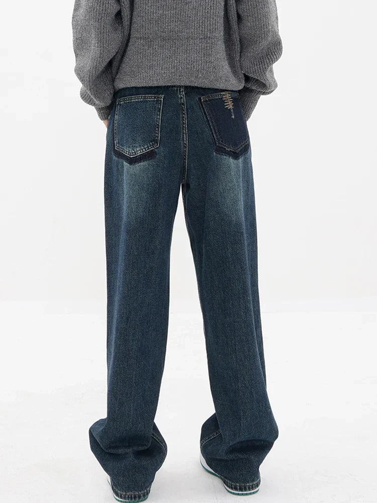 Jean vintage taille haute | Streetwear élégant et confortable